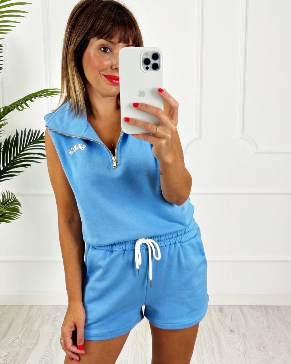 Conjunto Summer hombreras azul - Imagen 2