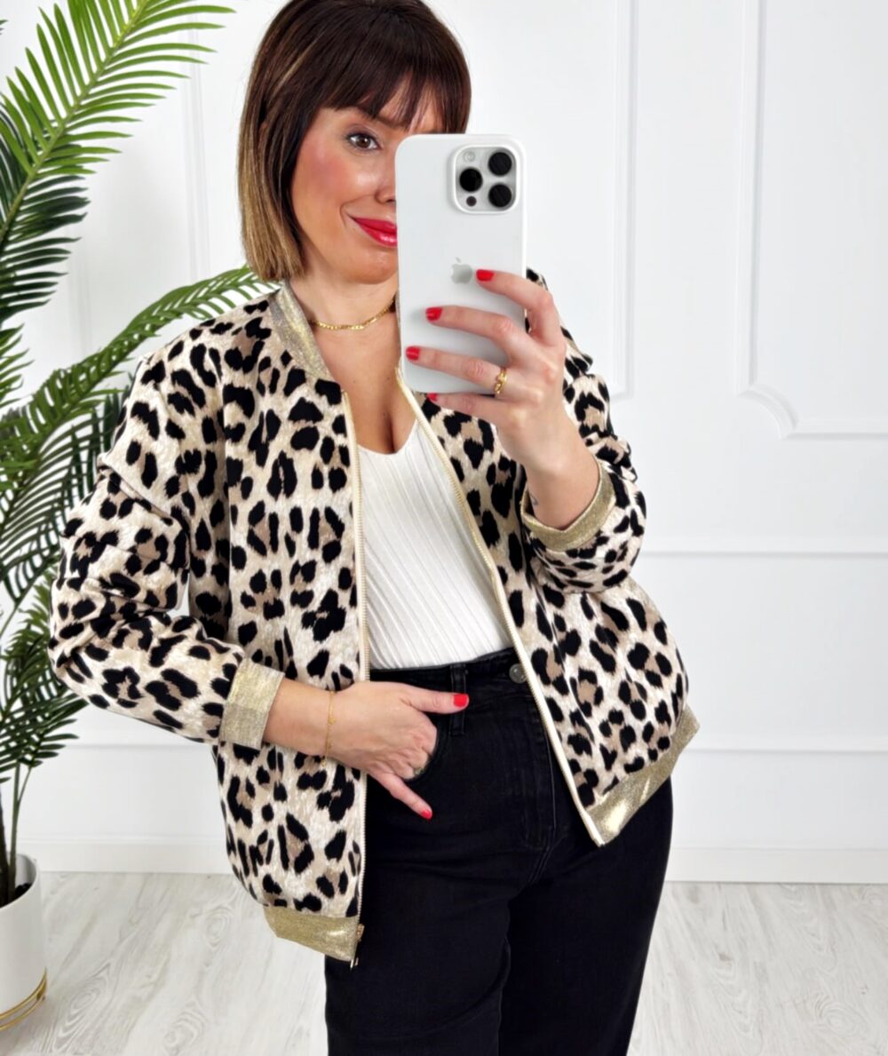 Bomber animal print - Imagen 2