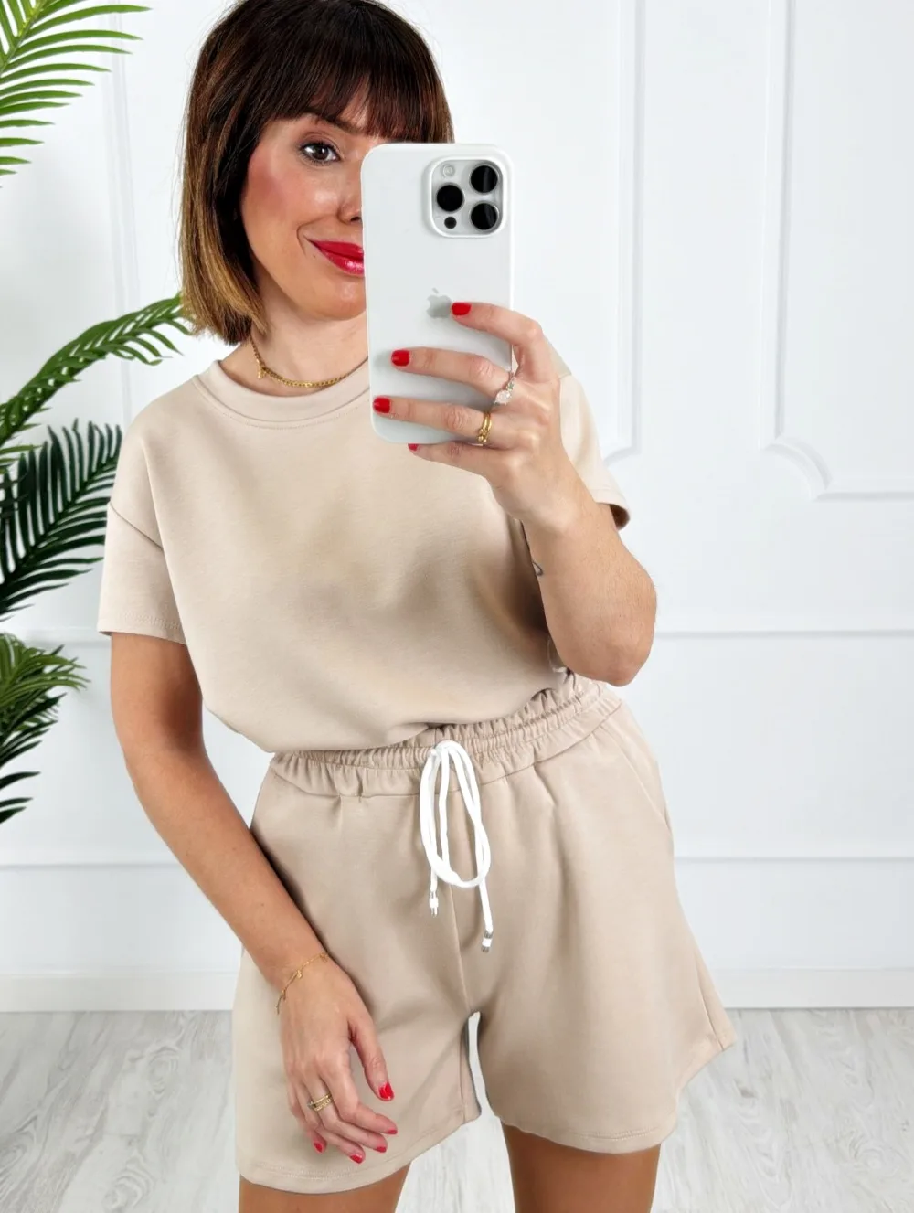 Chándal verano beige