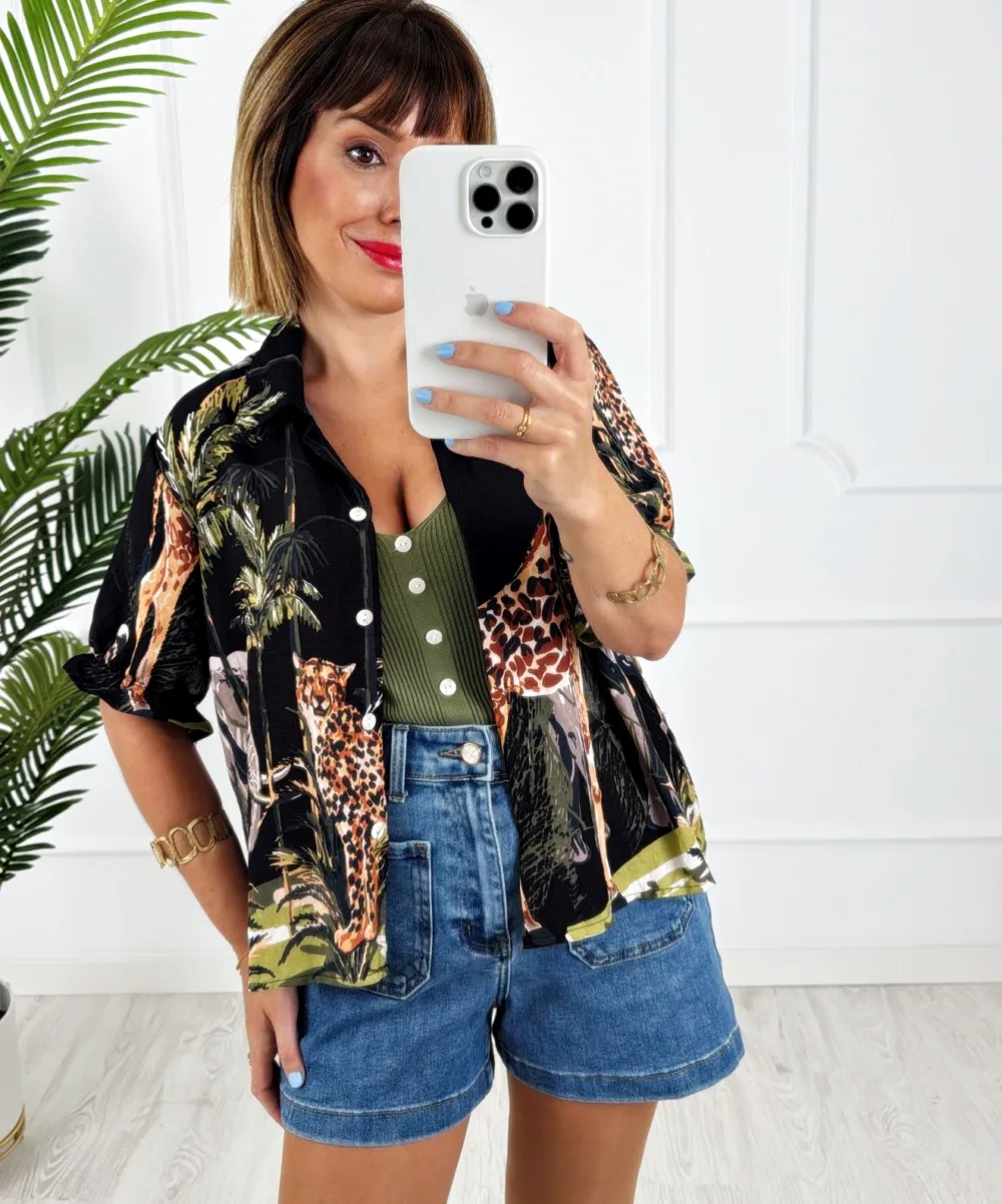 Camisa selva negra - Imagen 5