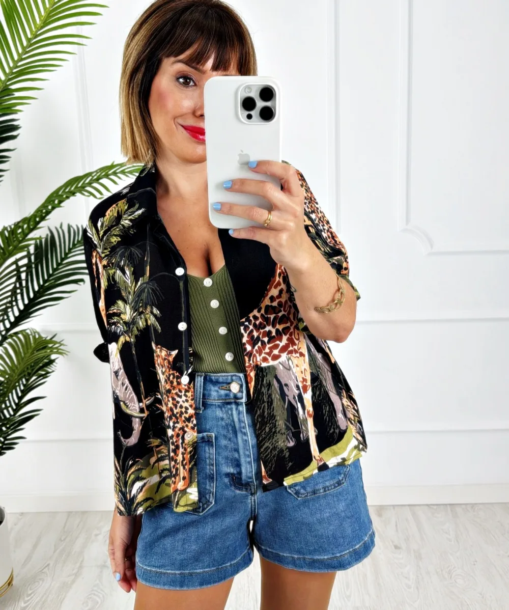 Camisa selva negra - Imagen 4