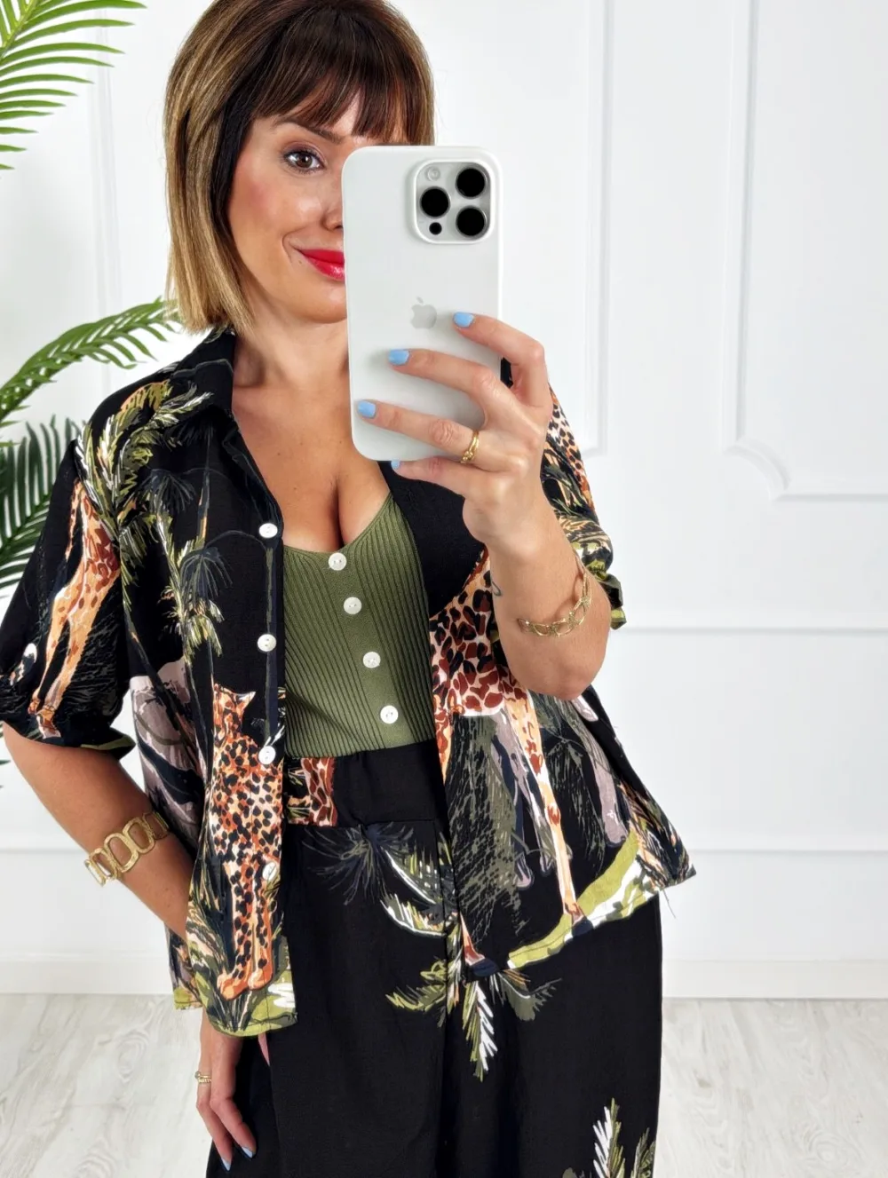 Camisa selva negra