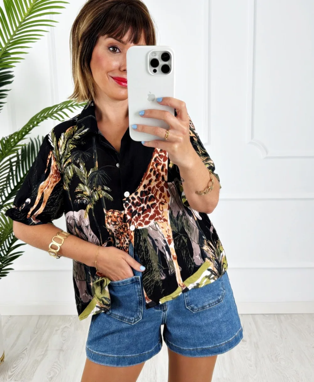 Camisa selva negra - Imagen 6