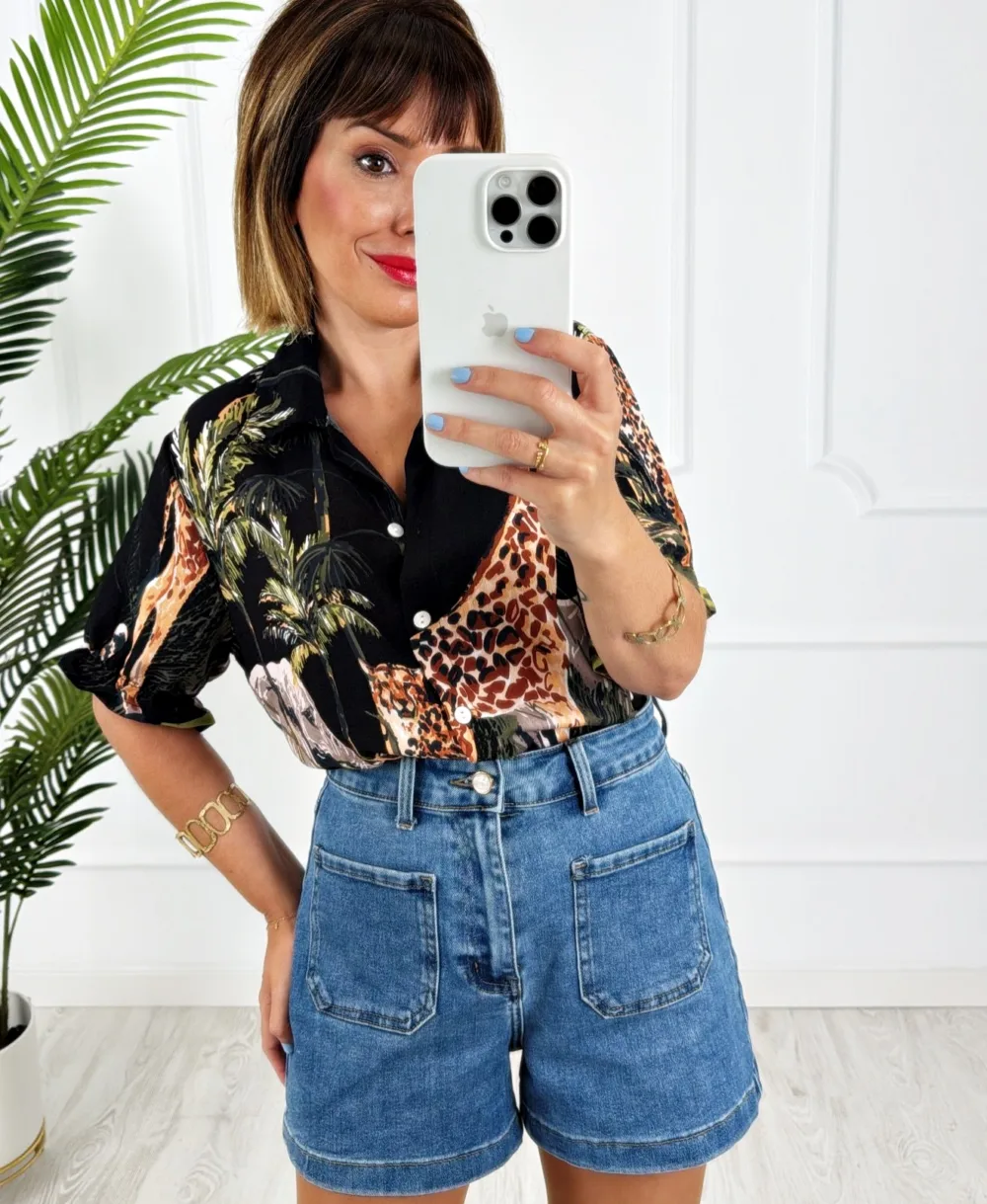 Camisa selva negra - Imagen 3