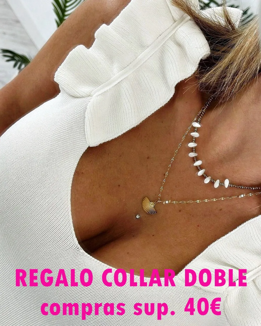 REGALO COLLAR DOBLE CORALES