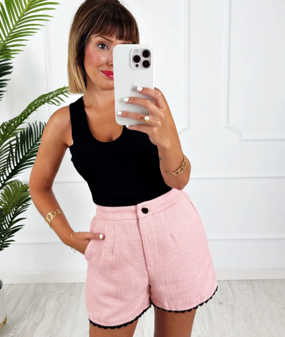 Conjunto tweed summer rosa - Imagen 4