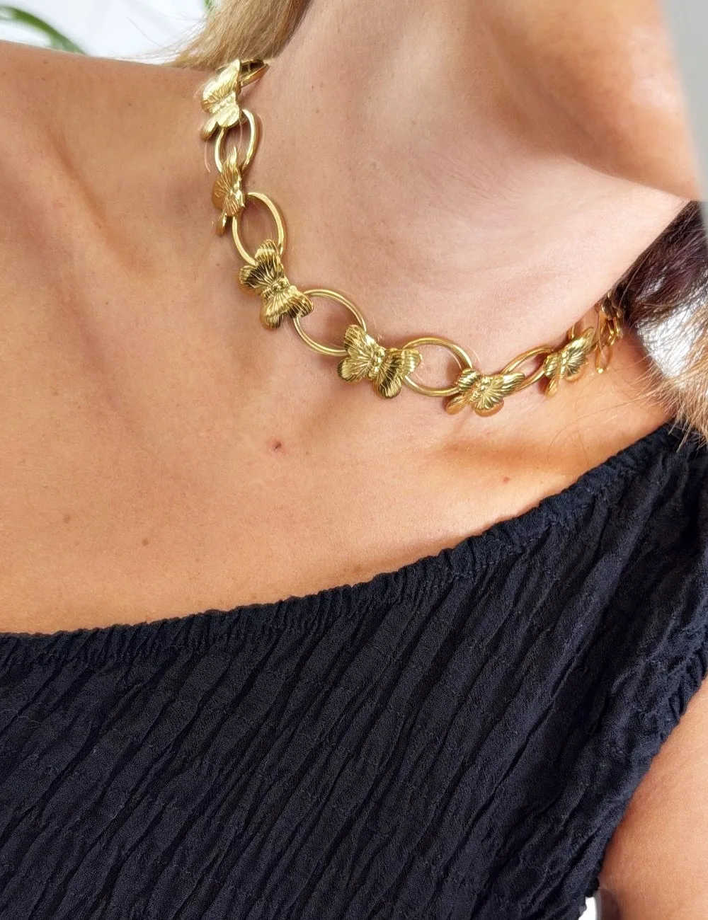 Choker mariposas
