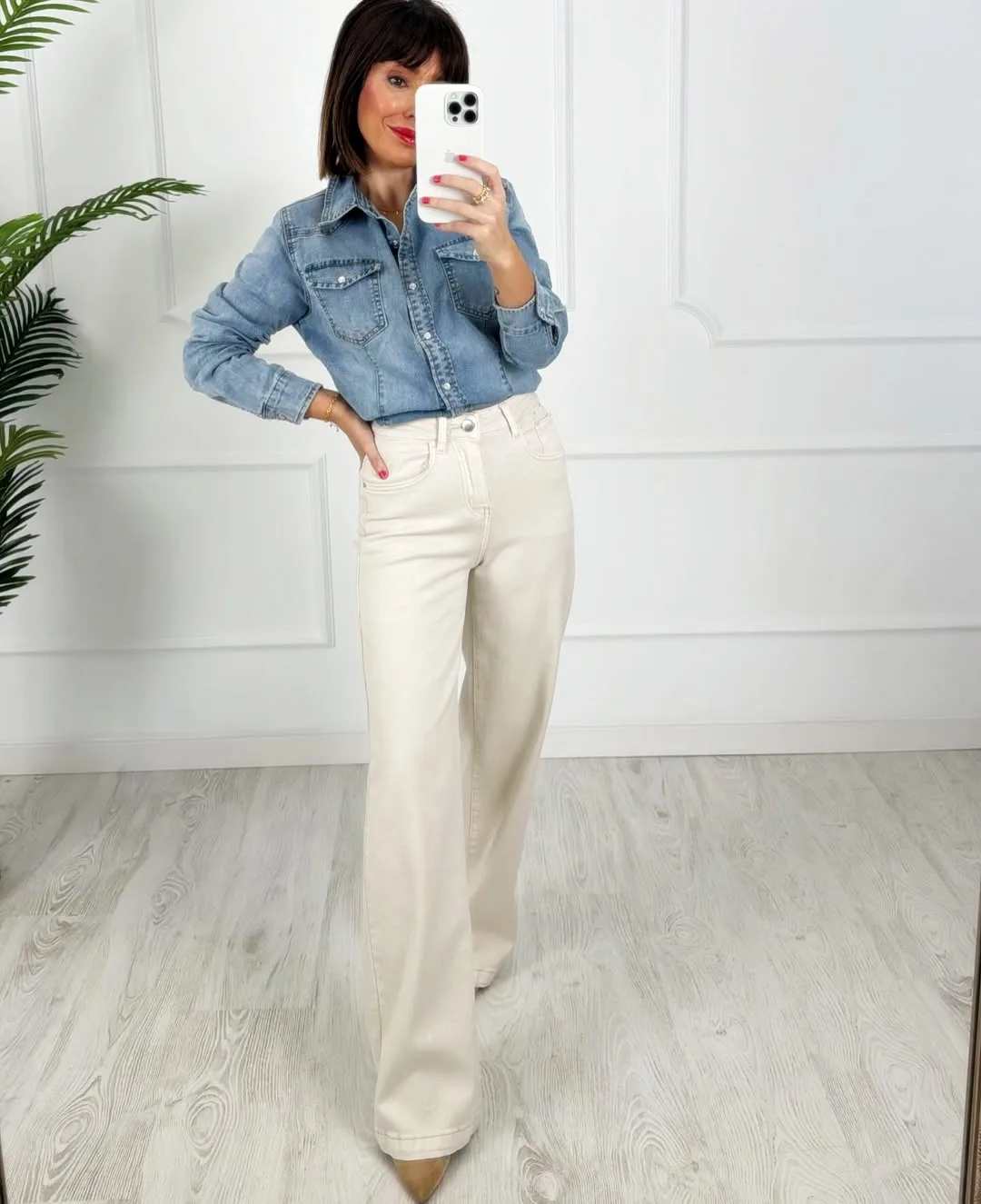 Camisa denim básica - Imagen 3