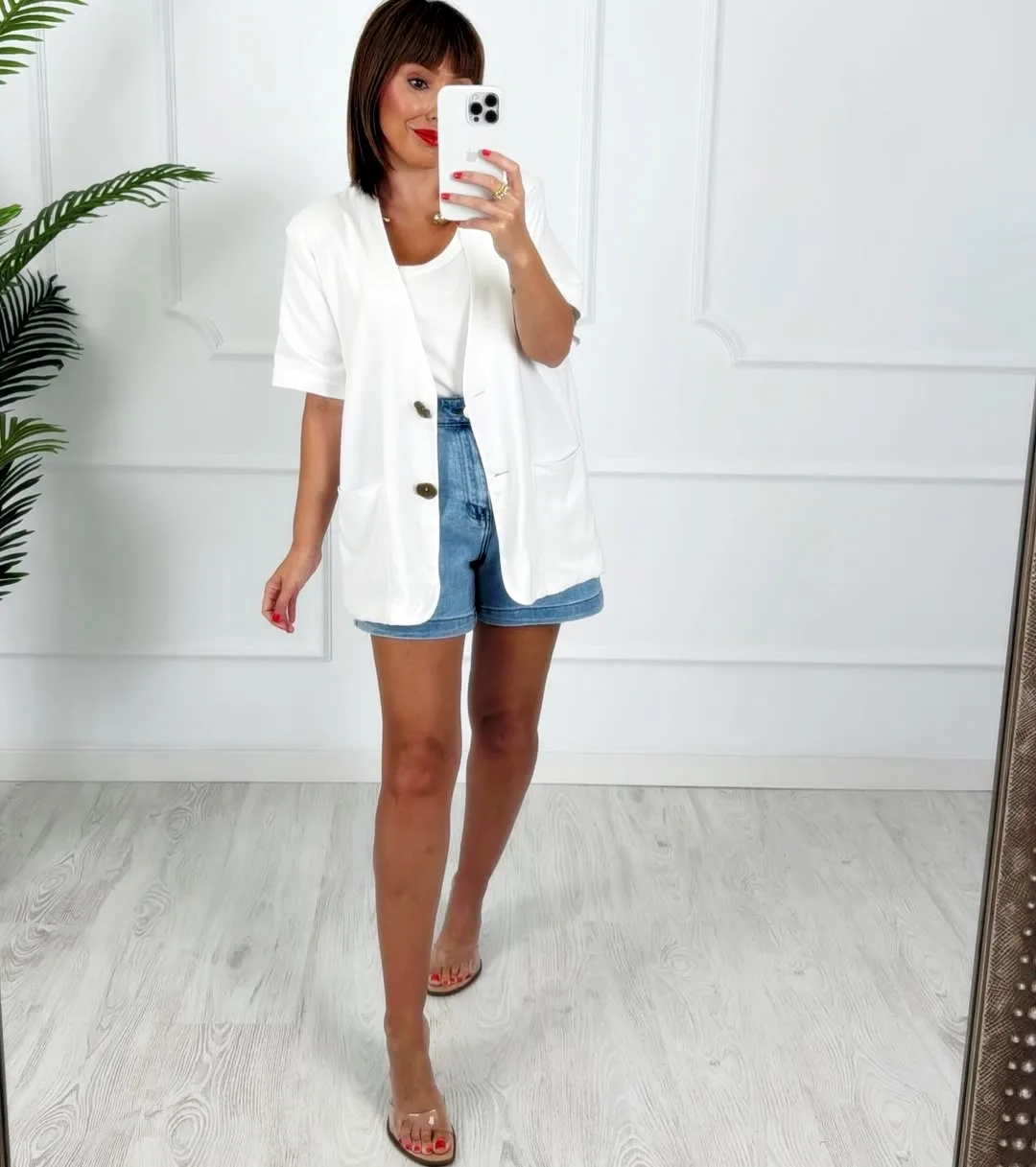 Blazer botones blanca - Imagen 3