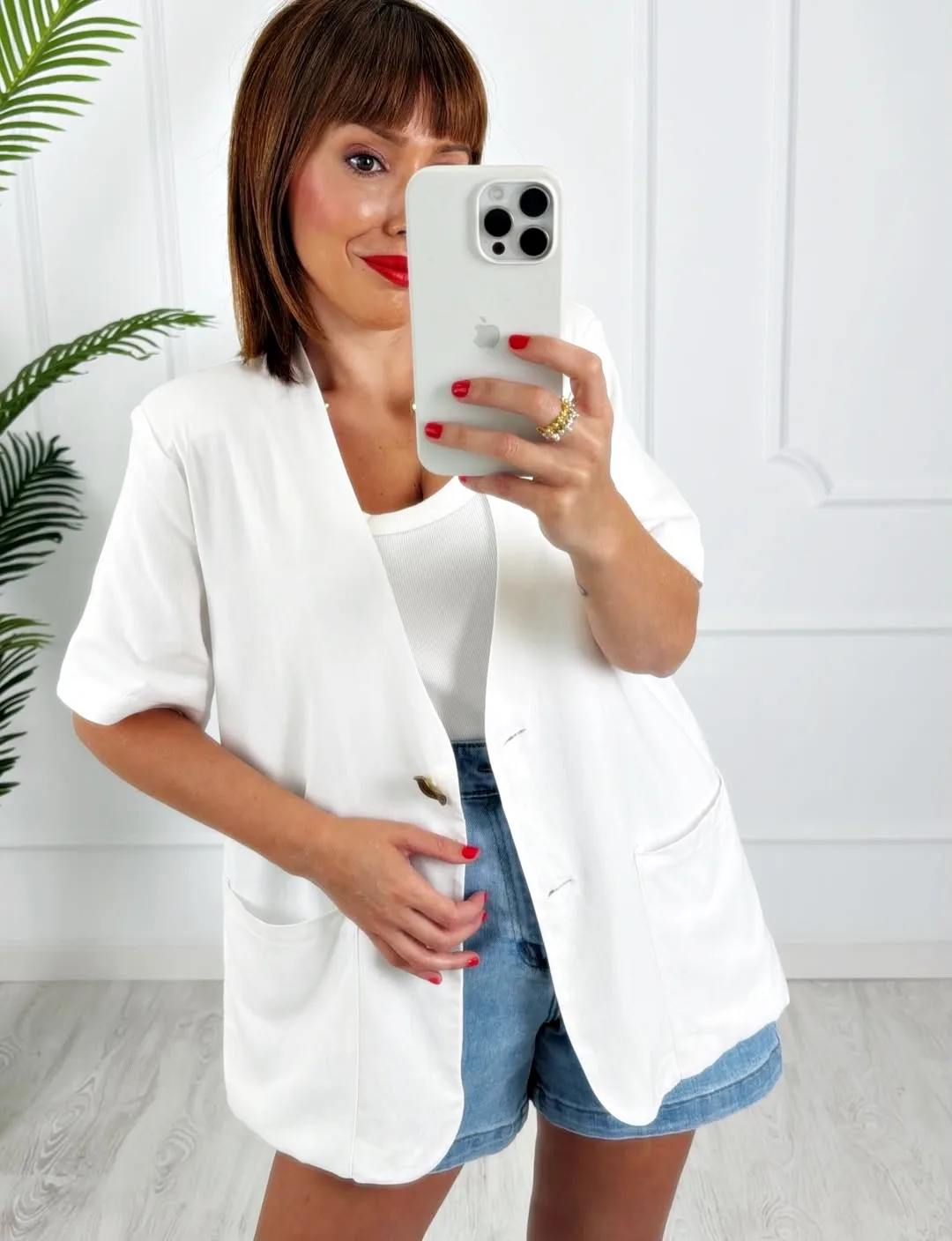 Blazer botones blanca - Imagen 2