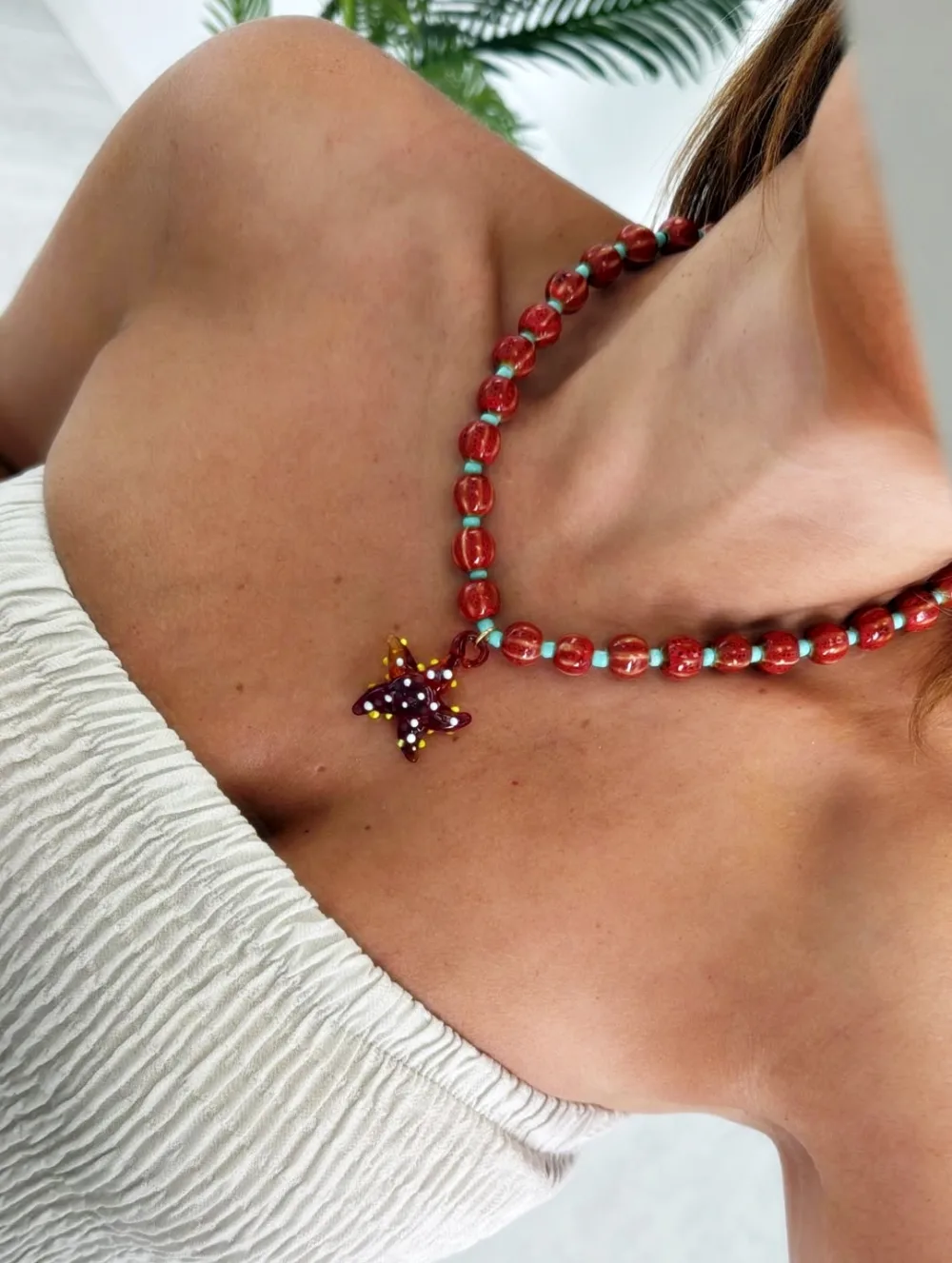 Collar cristal estrella de mar
