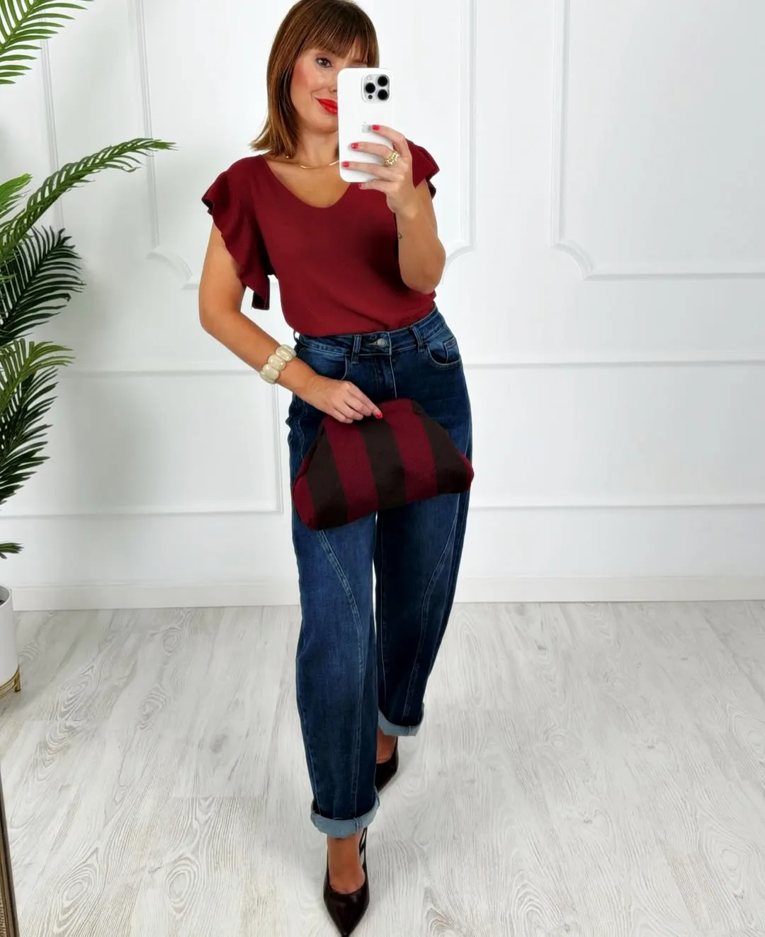 Pantalón denim balloon - Imagen 2