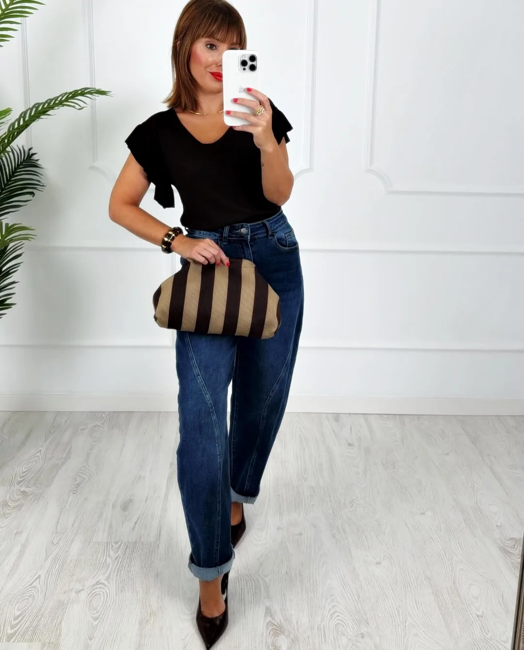 Pantalón denim balloon - Imagen 4