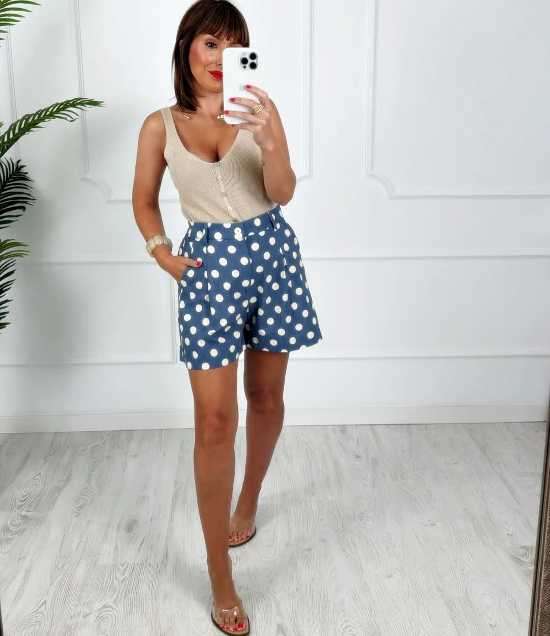 Short lunares azul - Imagen 3
