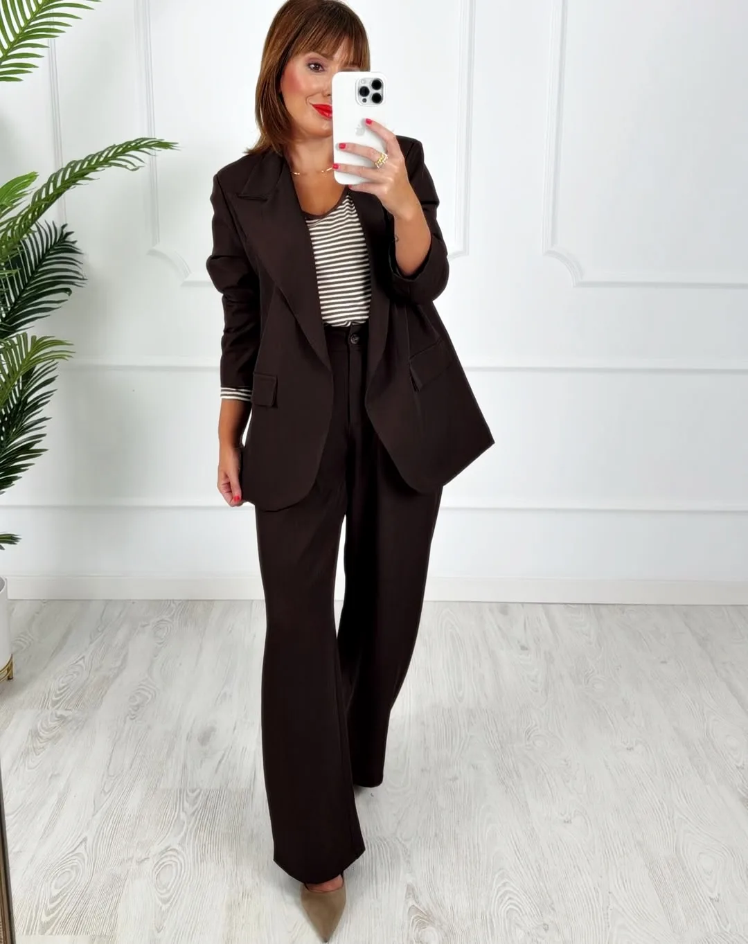 Blazer botón chocolate - Imagen 3