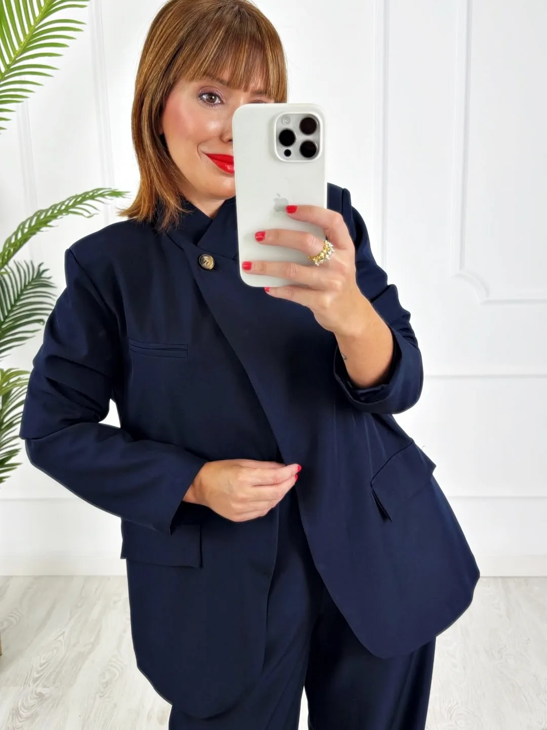 Blazer botón marino - Imagen 2