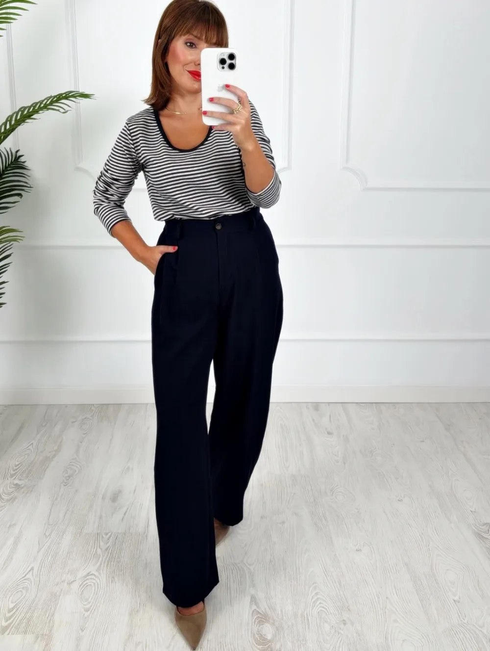 Pantalón pinza marino