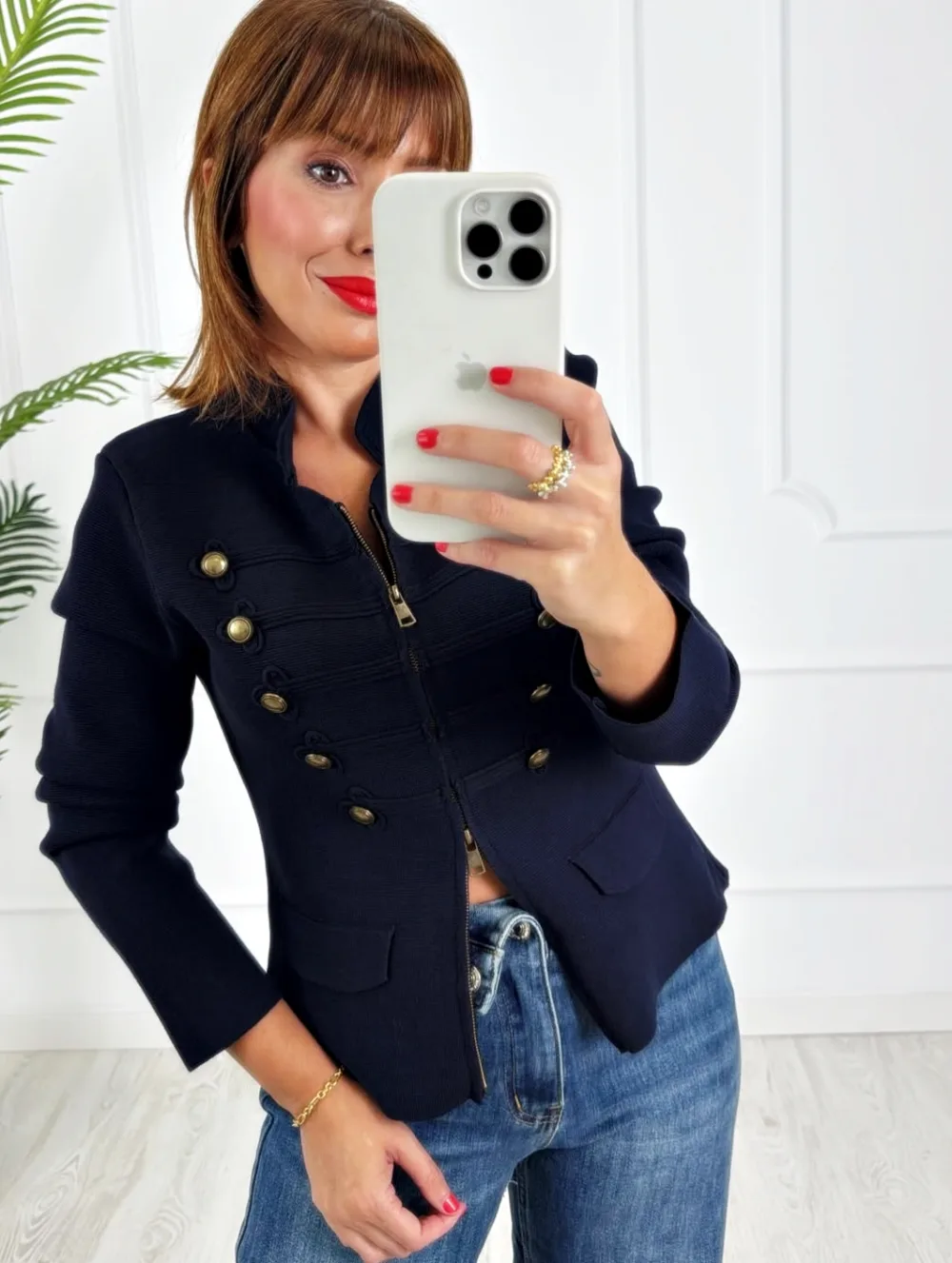 Chaqueta militar marino