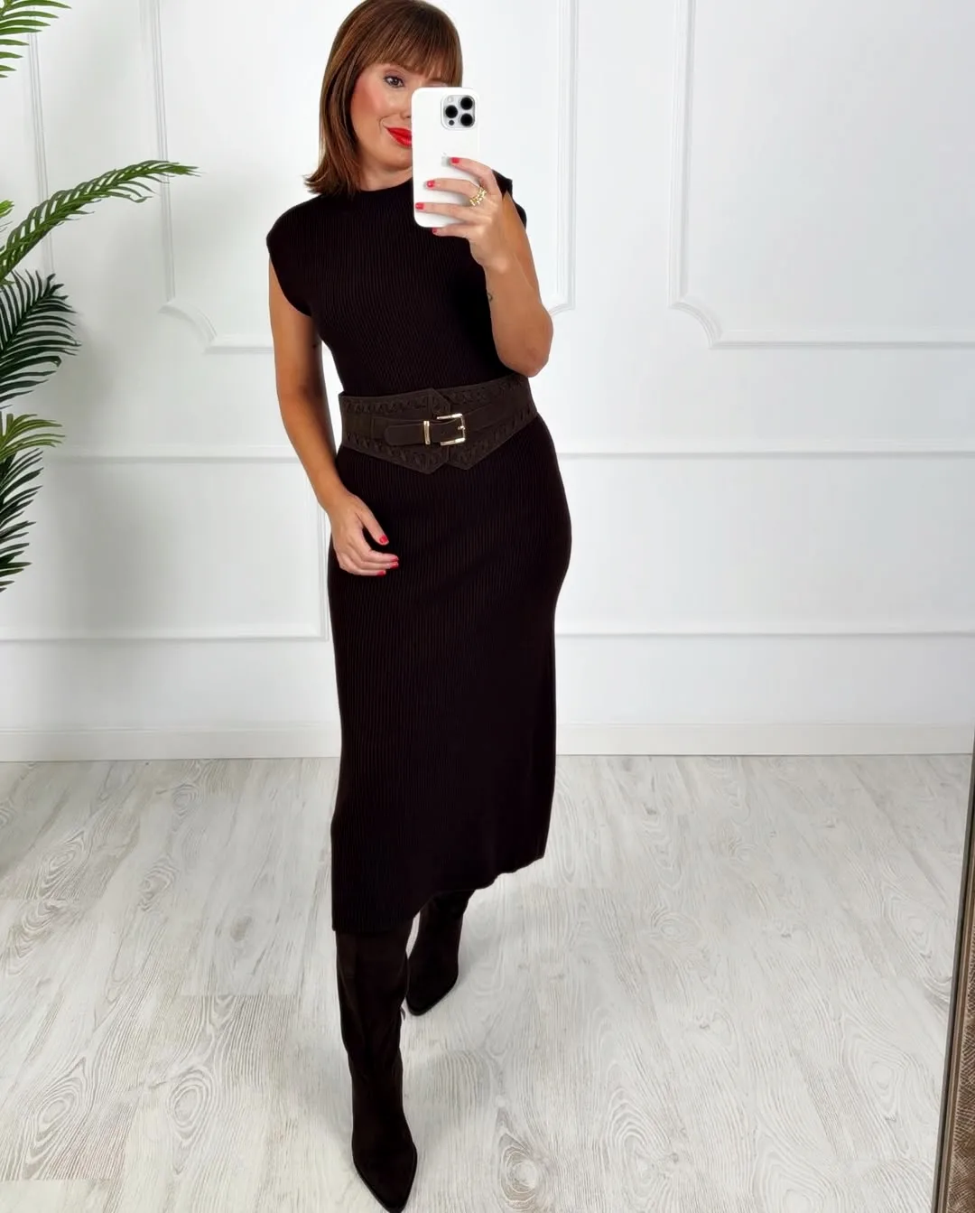 Vestido canale chocolate