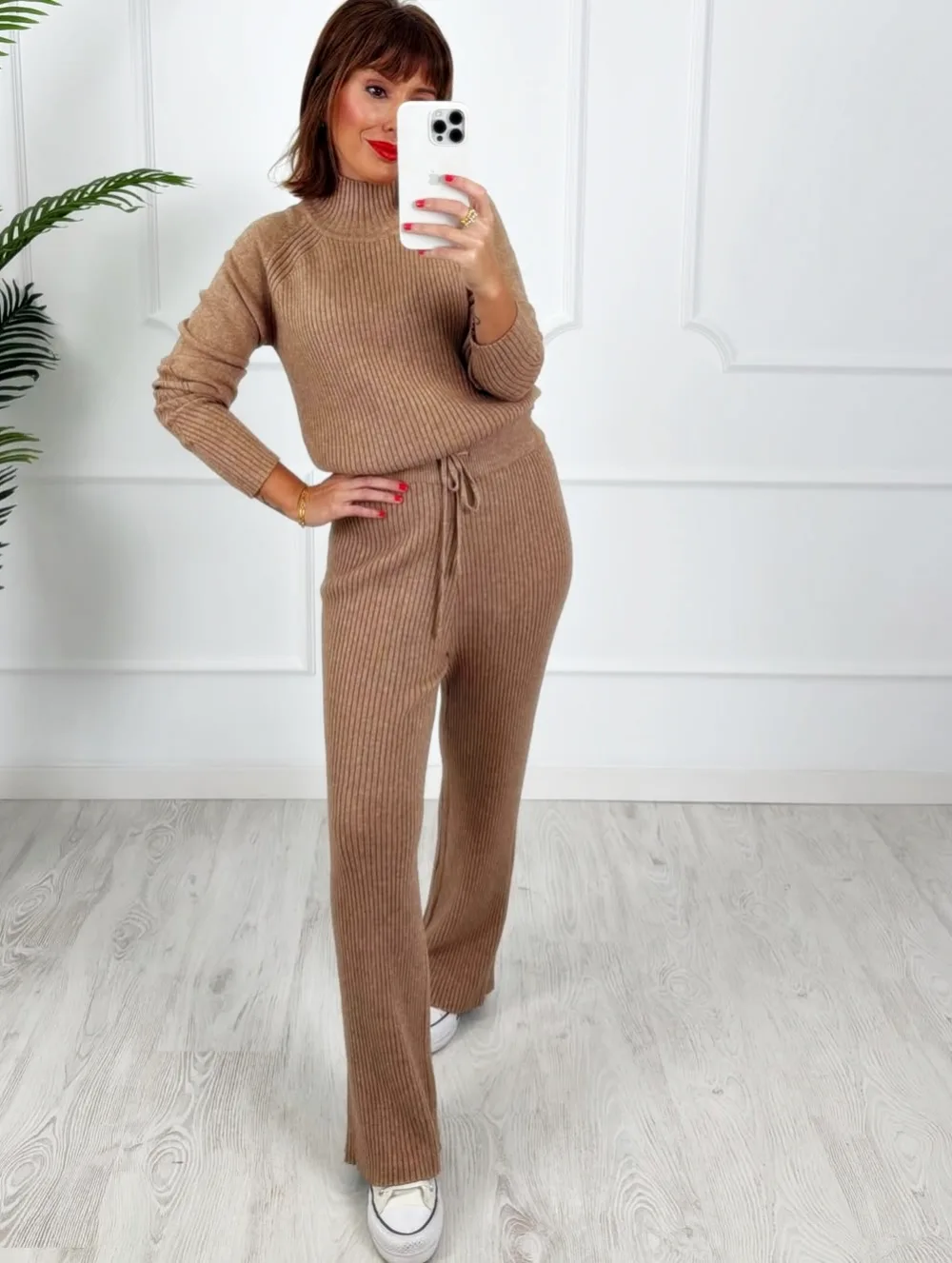 Conjunto canalé camel