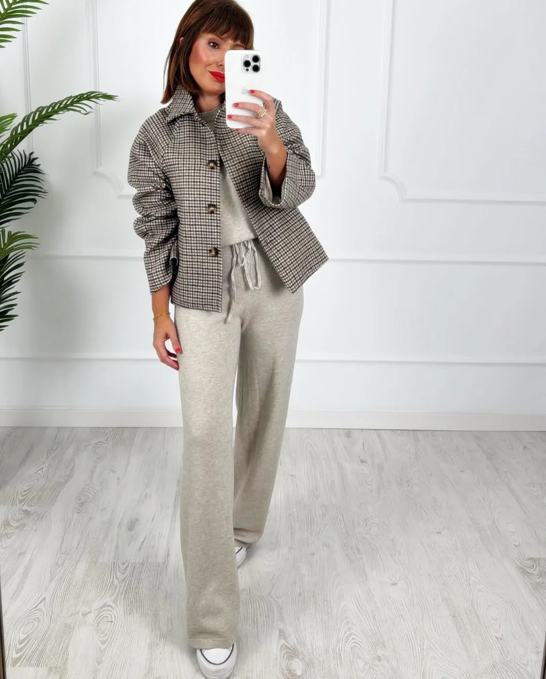 Conjunto punto botones beige - Imagen 3