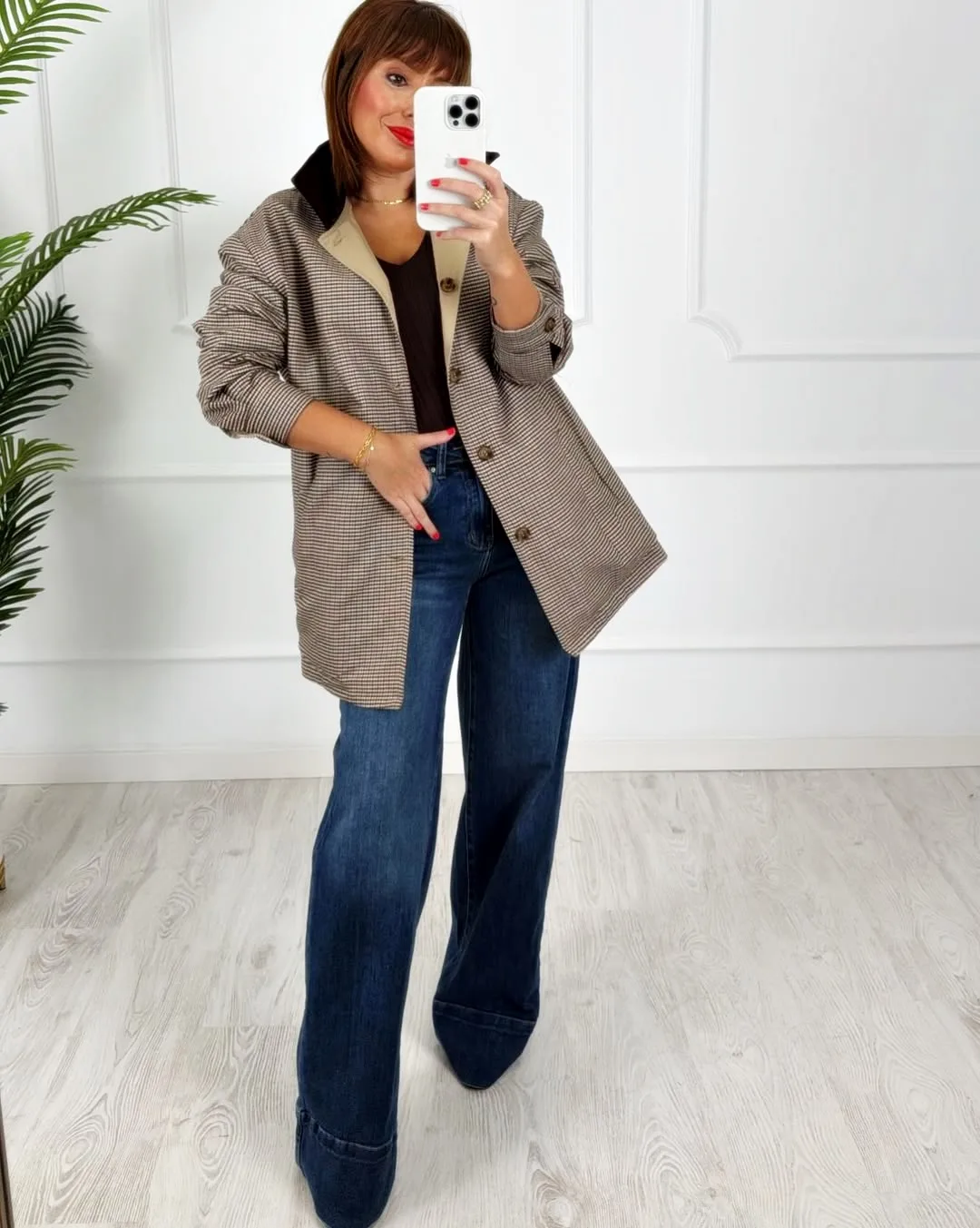 Gabardina reversible camel - Imagen 4